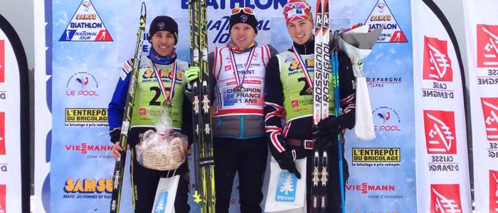 Aristide Begue_champion de france junior biathlon